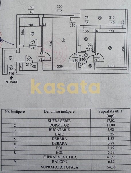 Drumul Taberei 2 camere  metrou 3 min   etaj intermediar